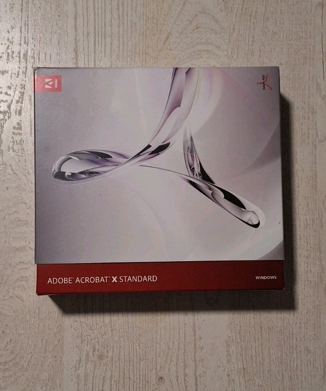 Adobe Acrobat X Standard 10 software/program Windows PC: full version