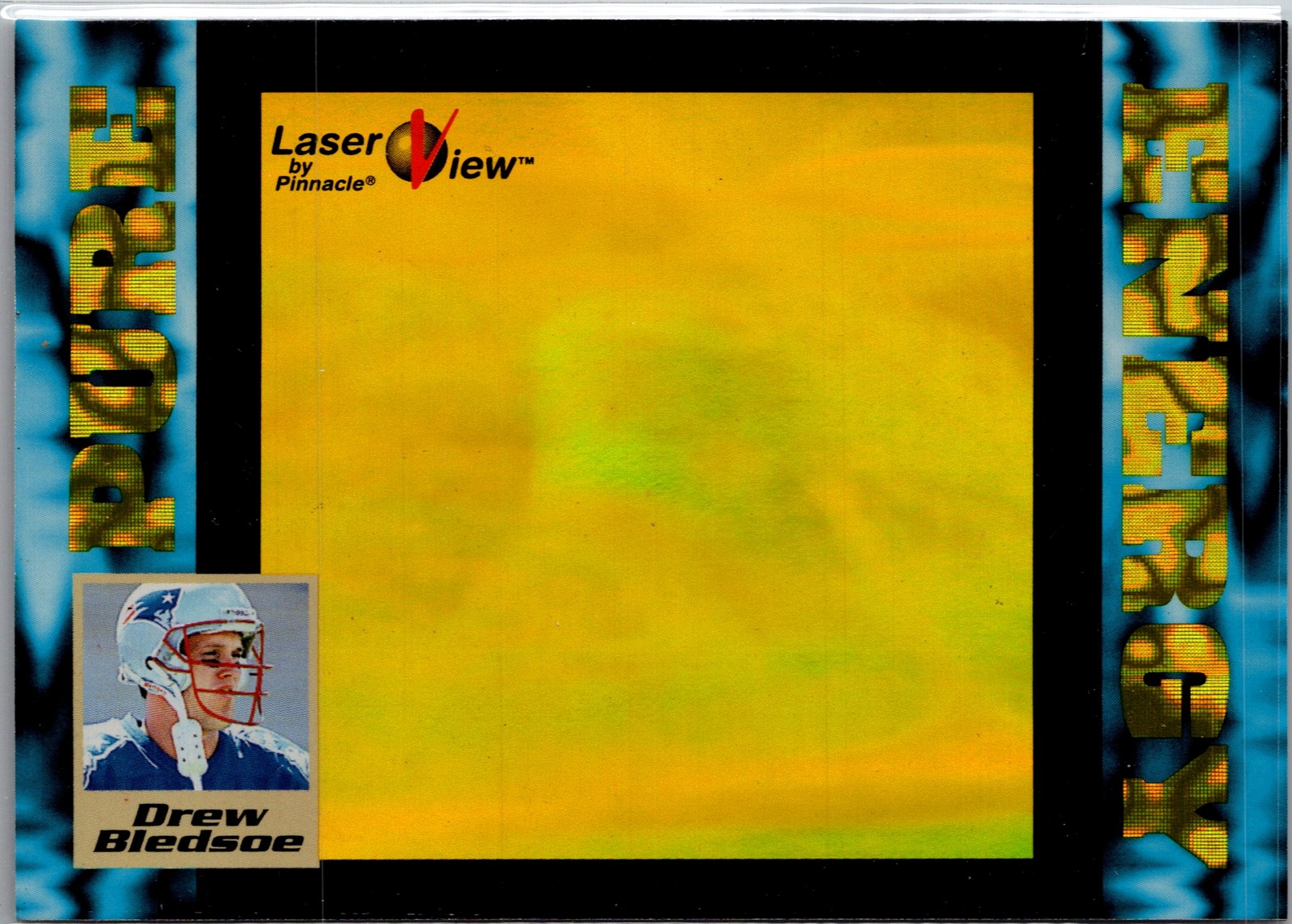 1996 Pinnacle Laser View #36 Drew Bledsoe Gold