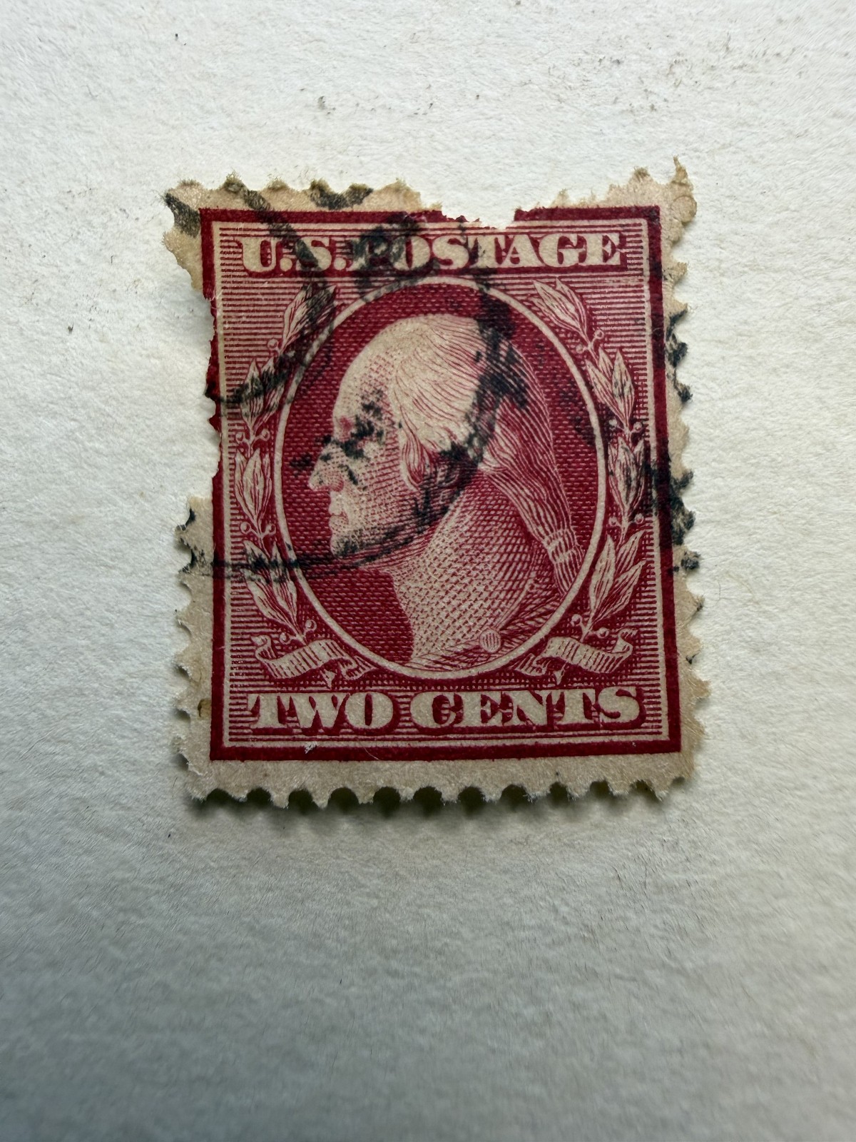 VERY RARE 1900S GEORGE WASHINGTON 2 CENT RED STAMP VERY RARE 1900S GEORGE WASHINGTON 2 CENT RED STAMP