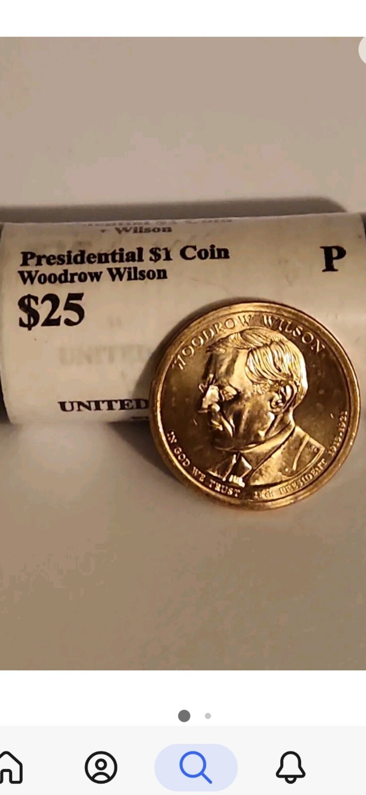 2013-P  WOODROW WILSON  PRESIDENTIAL DOLLAR COIN Bu Uncirculated 