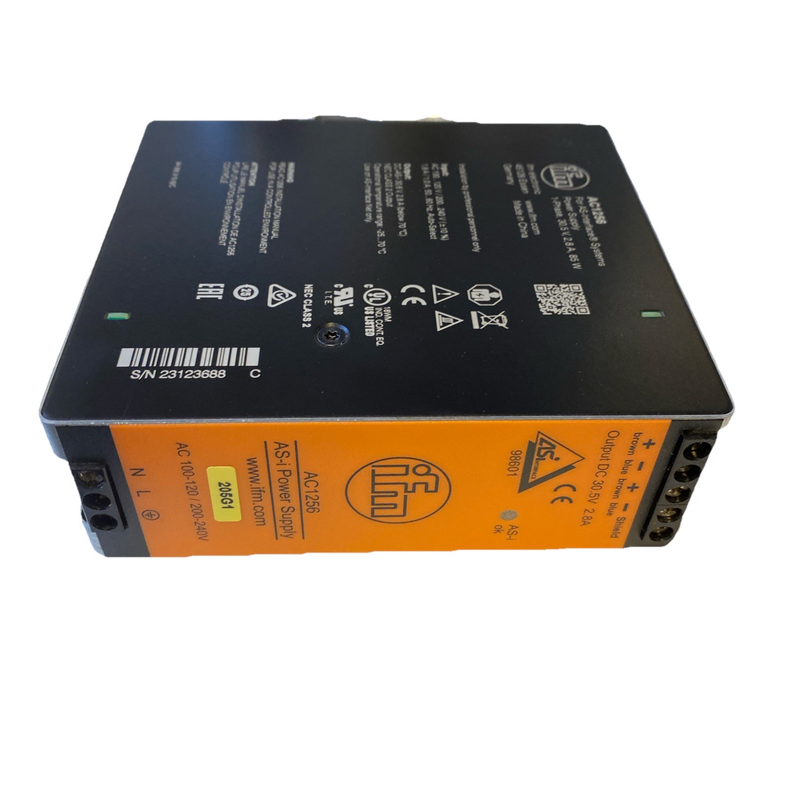 IFM AS-Interface Power Supply AC1256 Power Supply Power Supply AC1256 IFM AS-Interface Power Supply AC1256 Power Supply Power Supply AC1256