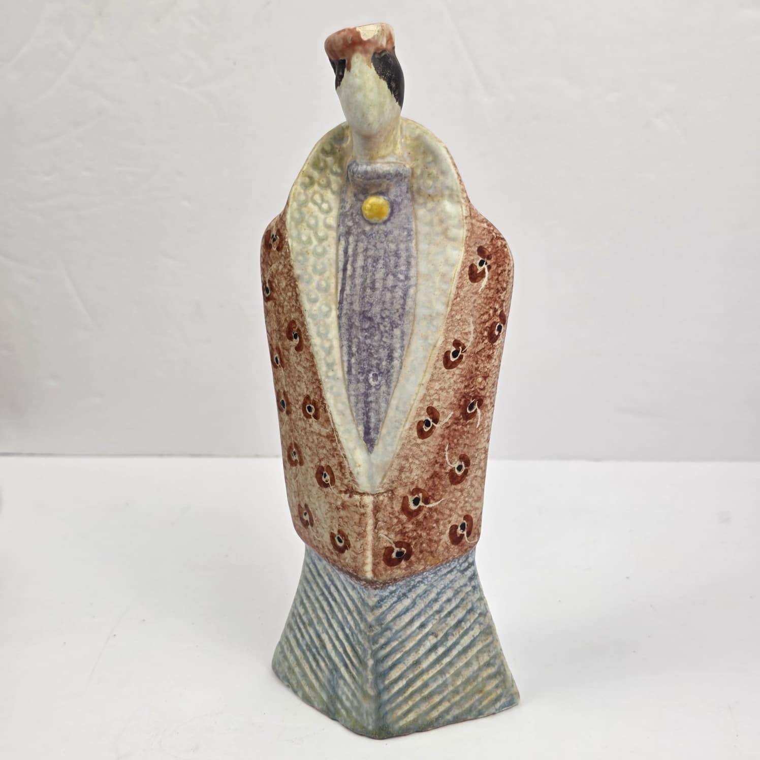 Luzzati Italica Ars Ceramic Figurine Modigliani Via Condotti Roma READ CONDITION