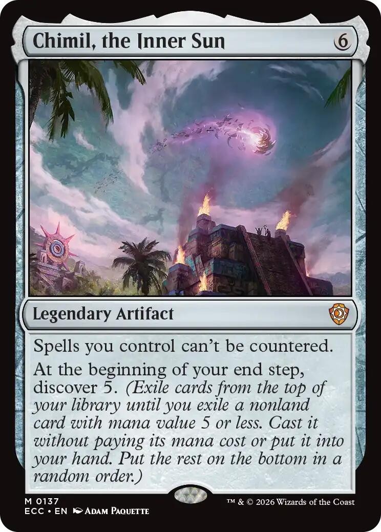 MTG ECC M Chimil, the Inner Sun #137 NM MTG ECC M Chimil, the Inner Sun #137 NM