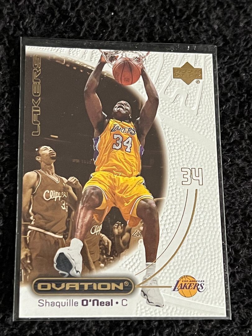 2000-01 UPPER DECK OVATION SHAQUILLE O'NEAL LAKERS 2000-01 UPPER DECK OVATION SHAQUILLE O'NEAL LAKERS