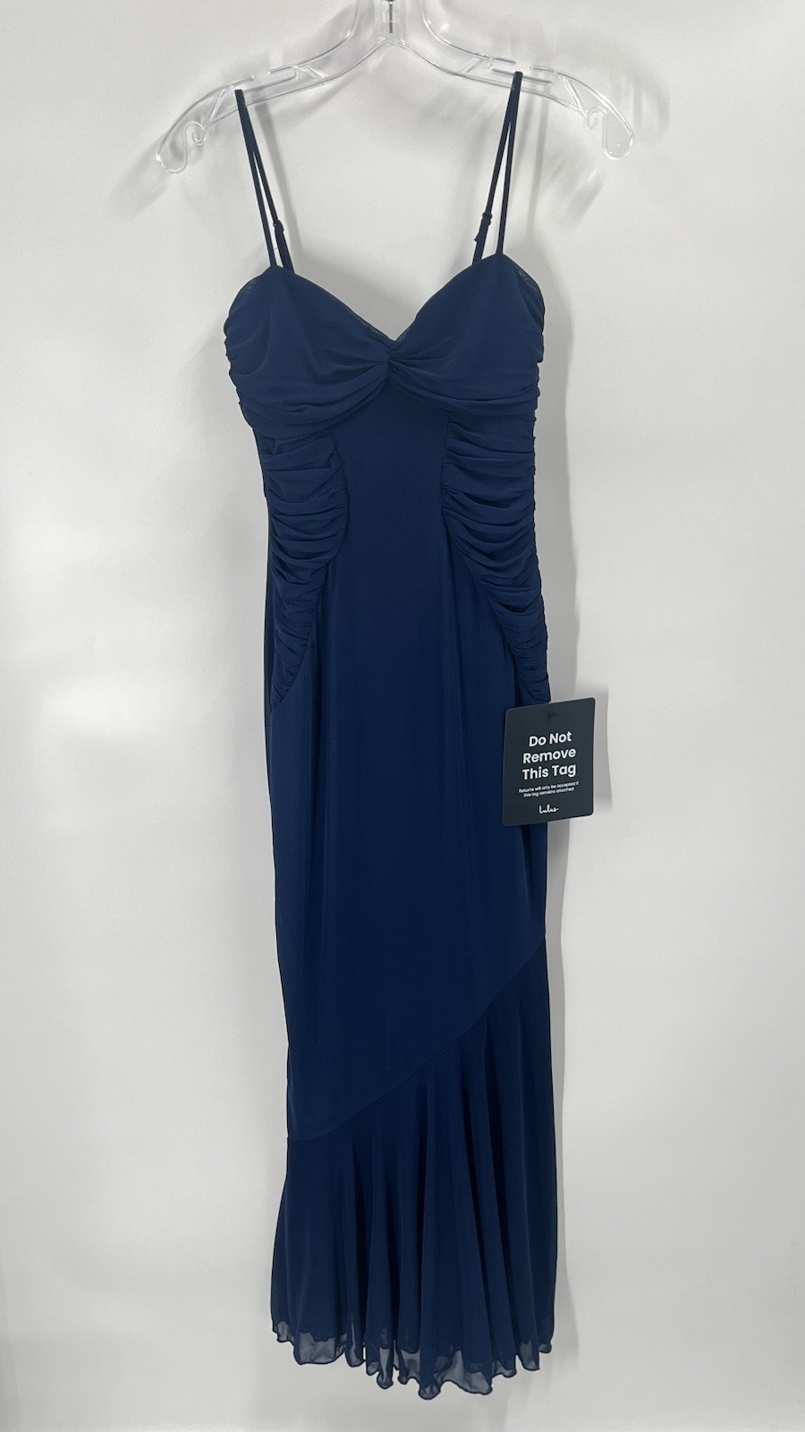 Lulus Navy Blue Maxi Slip Dress Prom Formal Wedding Sz XS NWT Lulus Navy Blue Maxi Slip Dress Prom Formal Wedding Sz XS NWT