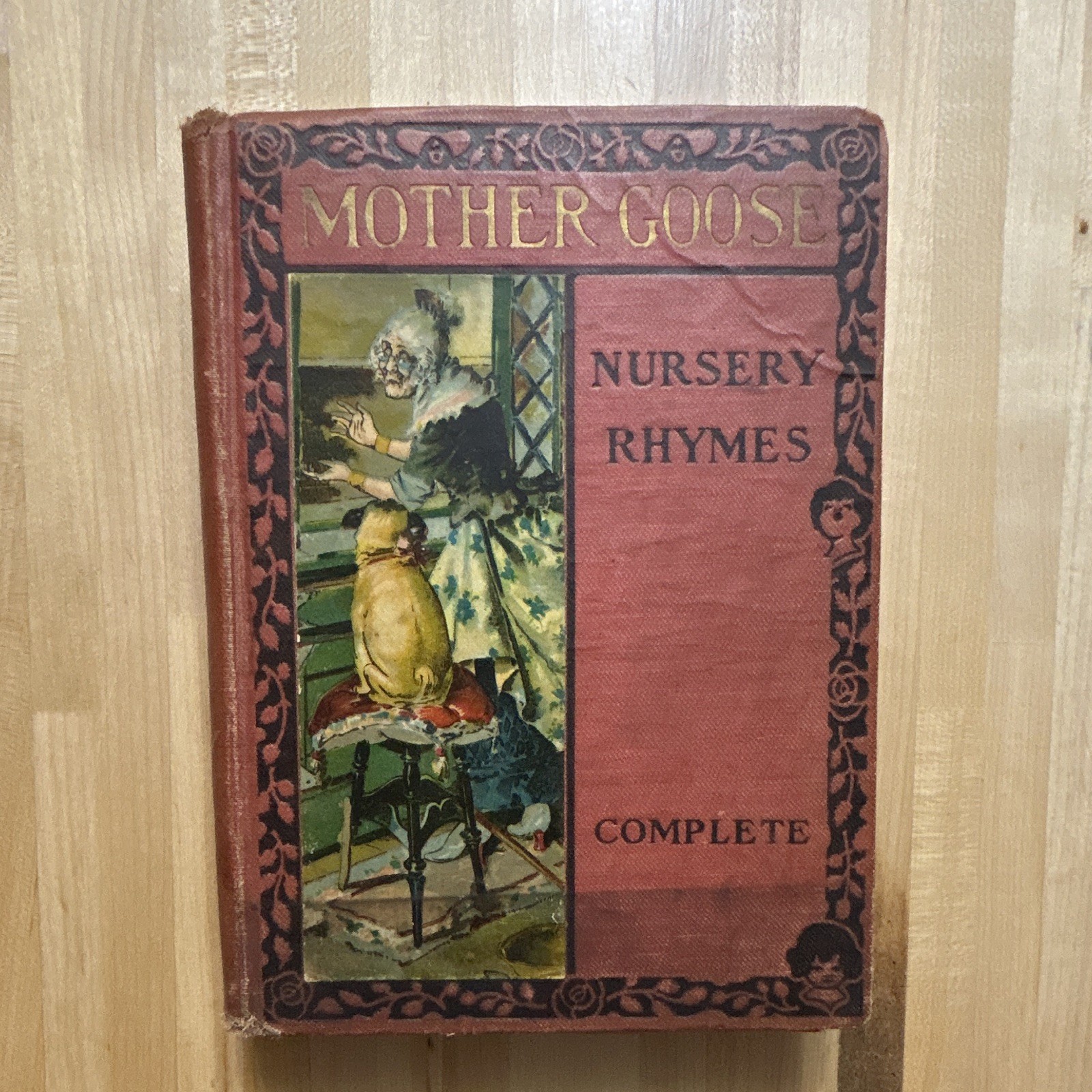 Antique Mother Goose Nursery Rhymes Pug Cover Vintage C.E. Graham1910s-1920sRare Antique Mother Goose Nursery Rhymes Pug Cover Vintage C.E. Graham1910s-1920sRare
