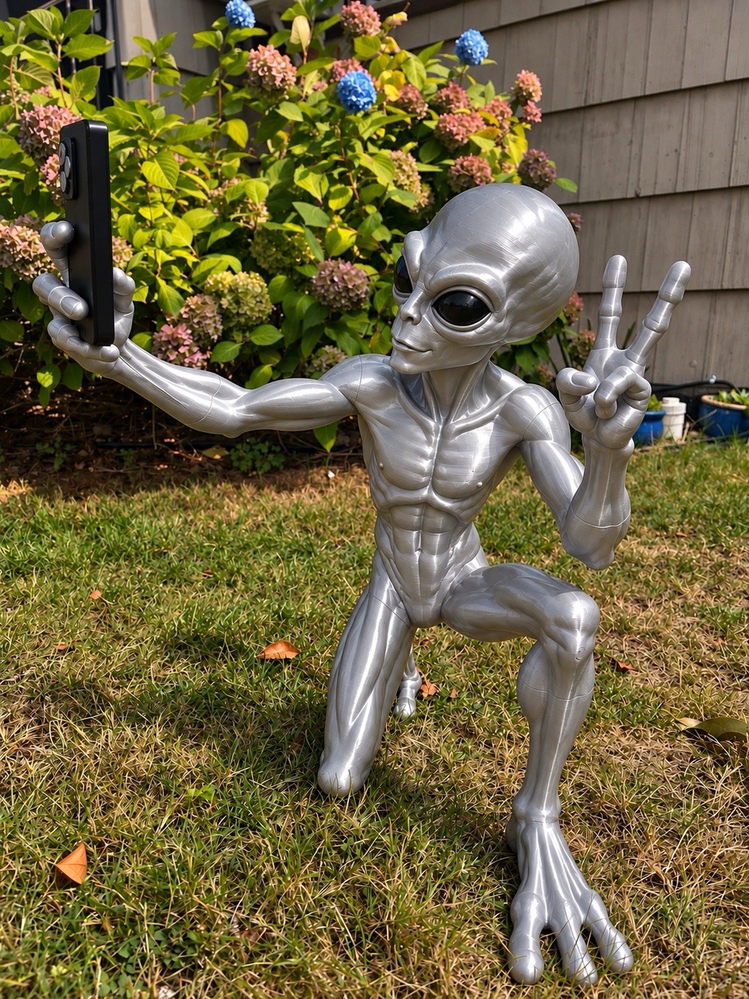 Alien Scout Team Jimmy Life Size Alien Halloween or for mancave or business Alien Scout Team Jimmy Life Size Alien Halloween or for mancave or business
