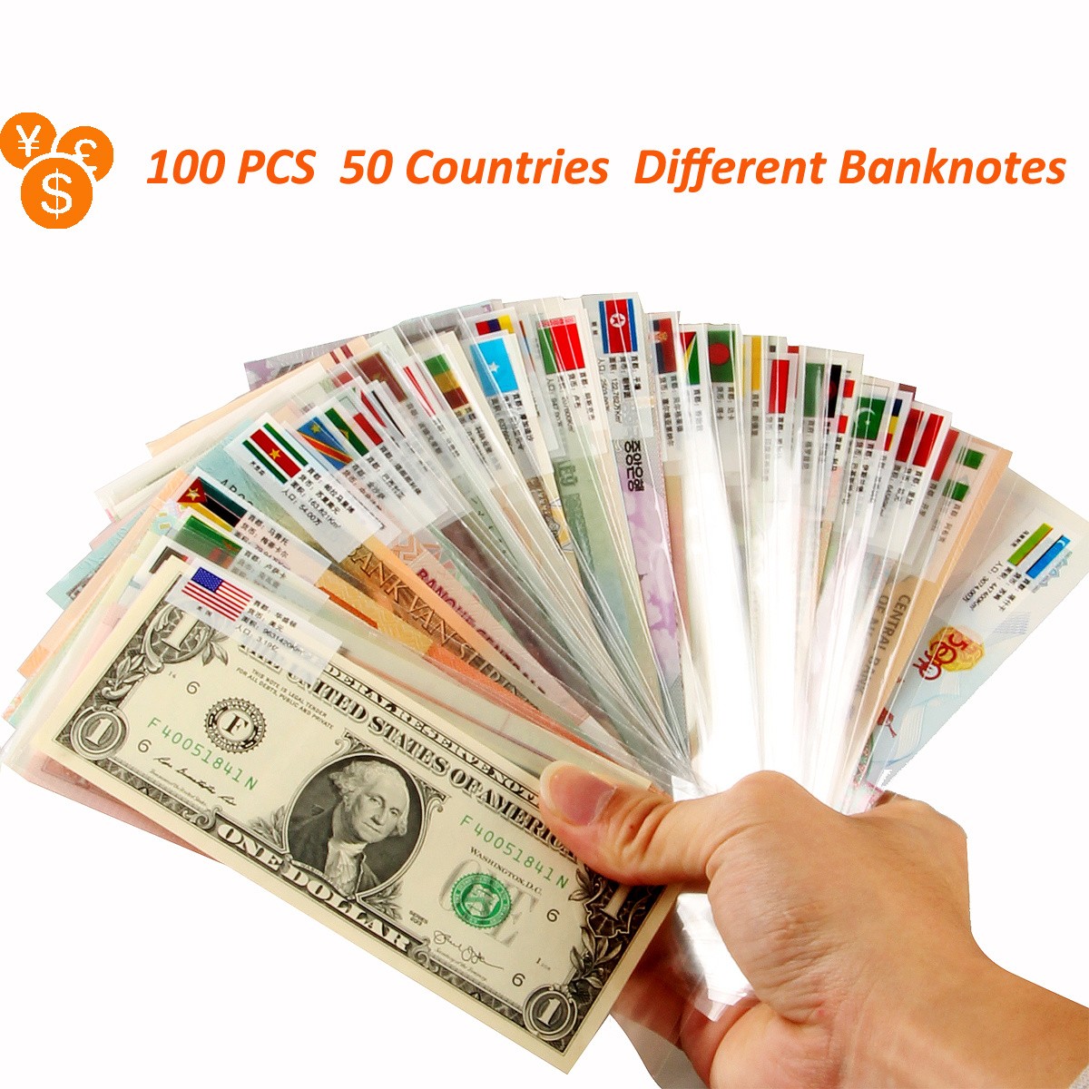 100PCS Different World Banknotes UNC Currency Paper Money set From 50 Countries 100PCS Different World Banknotes UNC Currency Paper Money set From 50 Countries