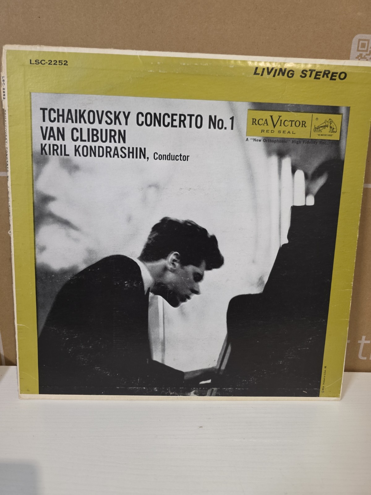 Tchaikovsky Concerto no. 1 Van Cliburn Kondrashin LSC-2252 Shaded Dog NM Tchaikovsky Concerto no. 1 Van Cliburn Kondrashin LSC-2252 Shaded Dog NM