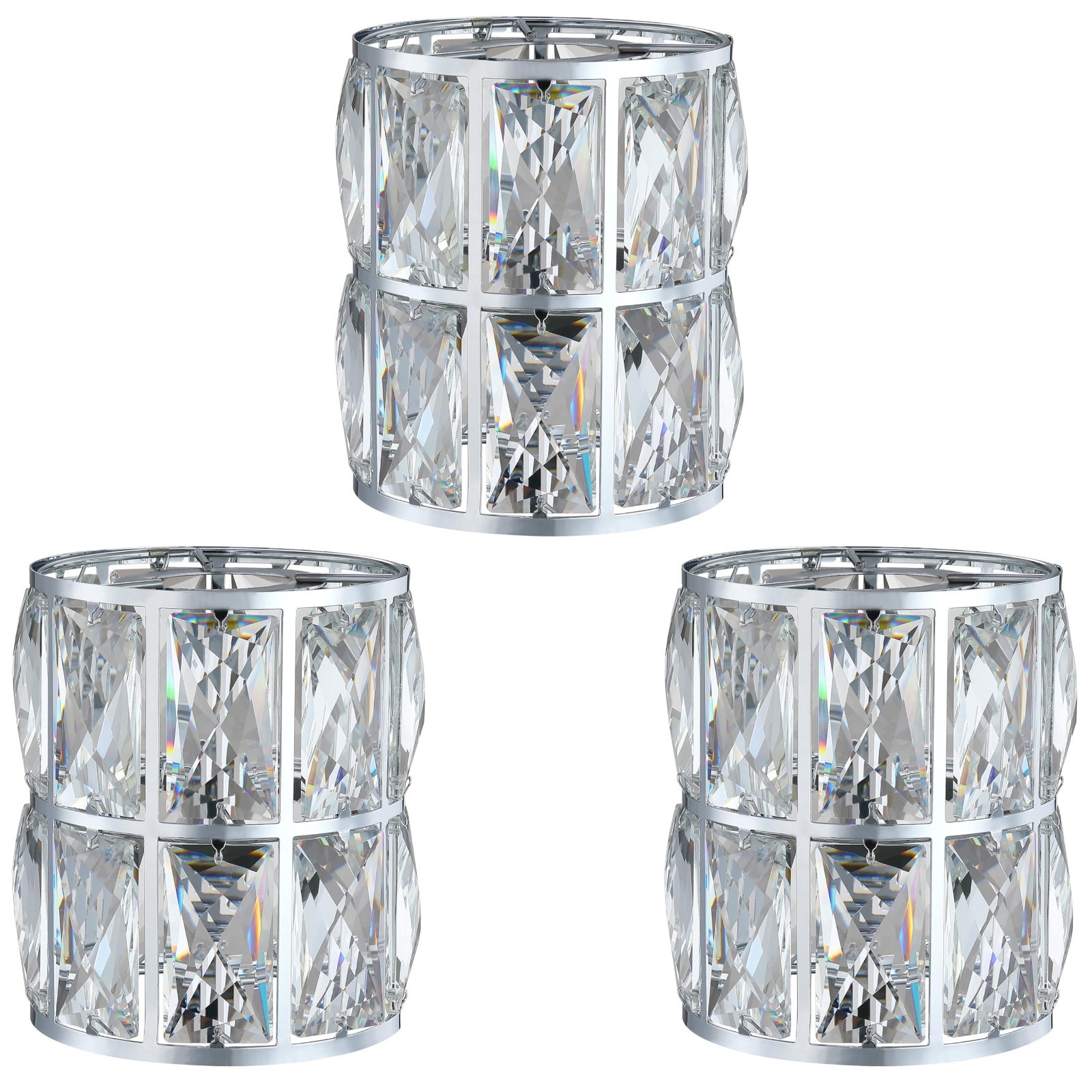 Doraimi Lighting 3 Pack 1 Light Hanging Kitchen Island 5 Crystal Light SHADES Doraimi Lighting 3 Pack 1 Light Hanging Kitchen Island 5 Crystal Light SHADES