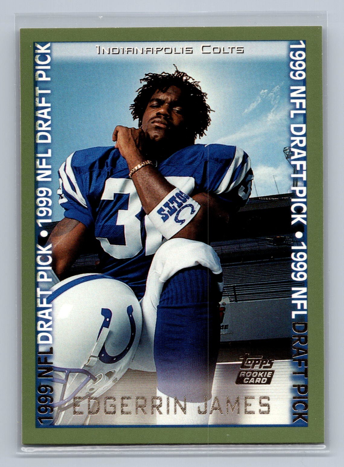 1999 Topps #339 Edgerrin James Football Indianapolis Colts 1999 Topps #339 Edgerrin James Football Indianapolis Colts