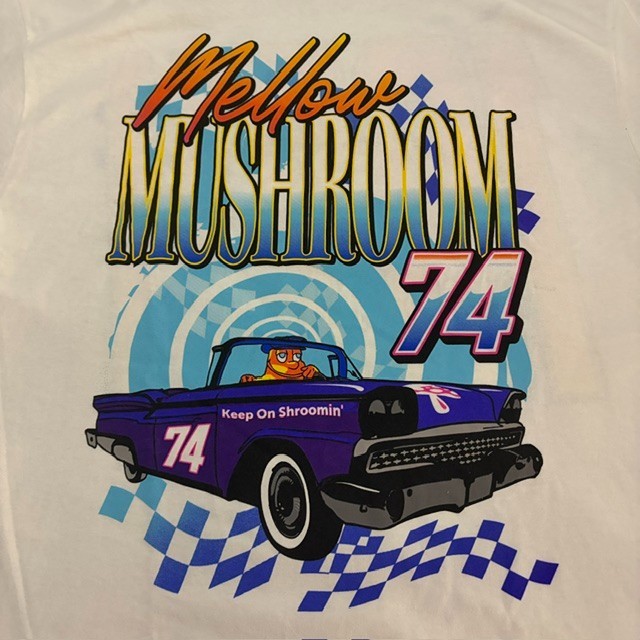 NWOT Mellow Mushroom Keep on Shroomin 1974 Crew LONG SLEEVE LARGE T-Shirt NWOT Mellow Mushroom Keep on Shroomin 1974 Crew LONG SLEEVE LARGE T-Shirt