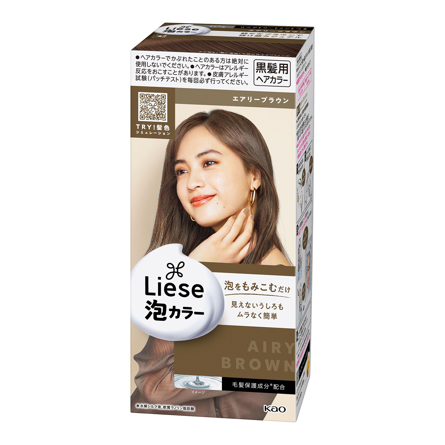 Kao LIESE Soft Creamy Bubble Foam Hair Color Prettia Dying Kit - Made in Japan
