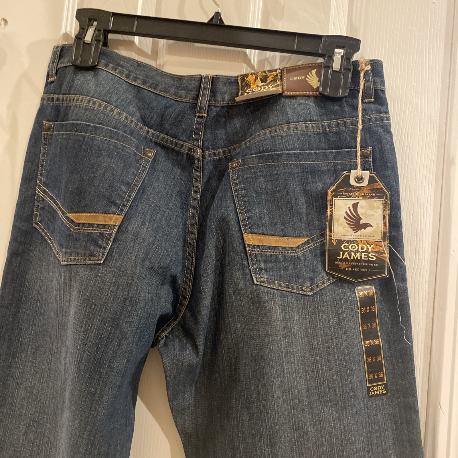 Cody James Jeans Mens 36x36 Blue Medium Wash Bootcut Stretch Denim Pants Cowboy Cody James Jeans Mens 36x36 Blue Medium Wash Bootcut Stretch Denim Pants Cowboy