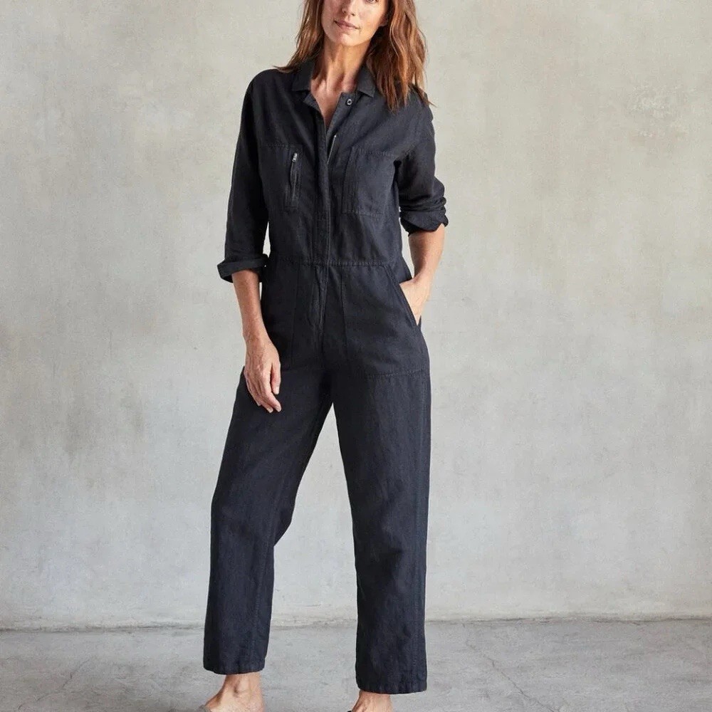 New OuterKnown Women’s Utility Jumpsuit Black Size Small New OuterKnown Women’s Utility Jumpsuit Black Size Small
