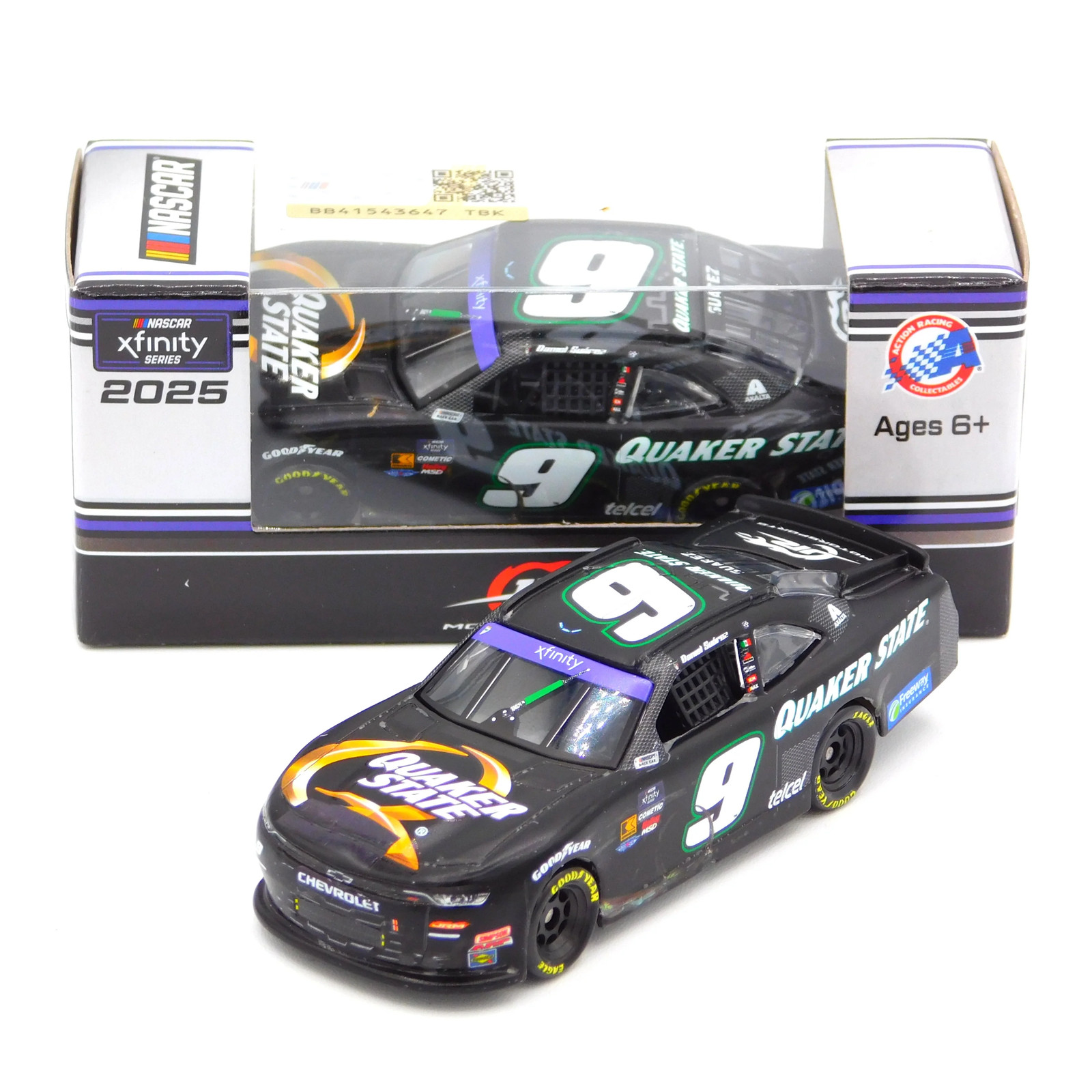 Daniel Suarez 2025 Quaker State Mexico City Win 1:64 Nascar Diecast Daniel Suarez 2025 Quaker State Mexico City Win 1:64 Nascar Diecast