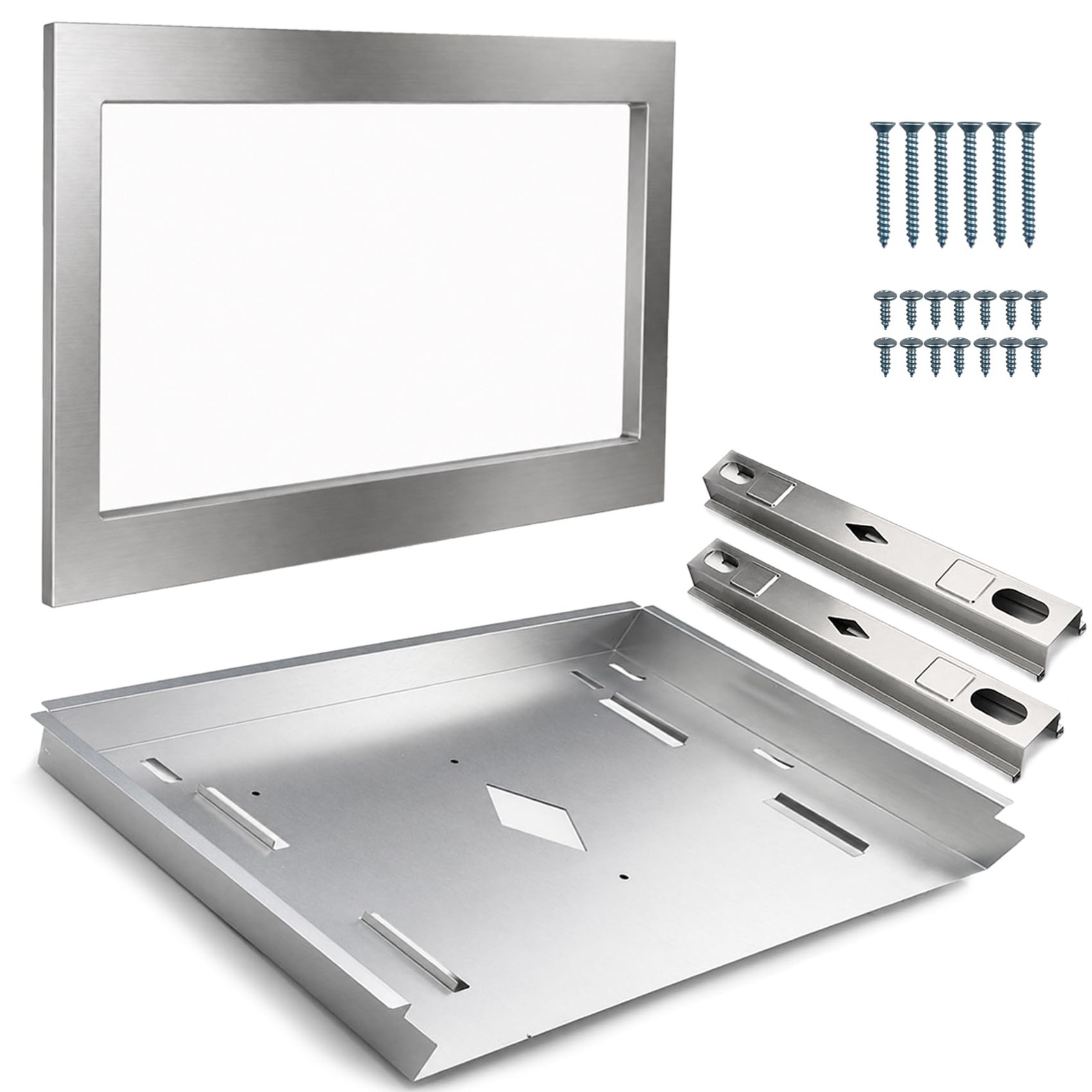 Gallery GMBS3068AF 27in Microwave Trim Kit GMTK2768AF Stainless Steel