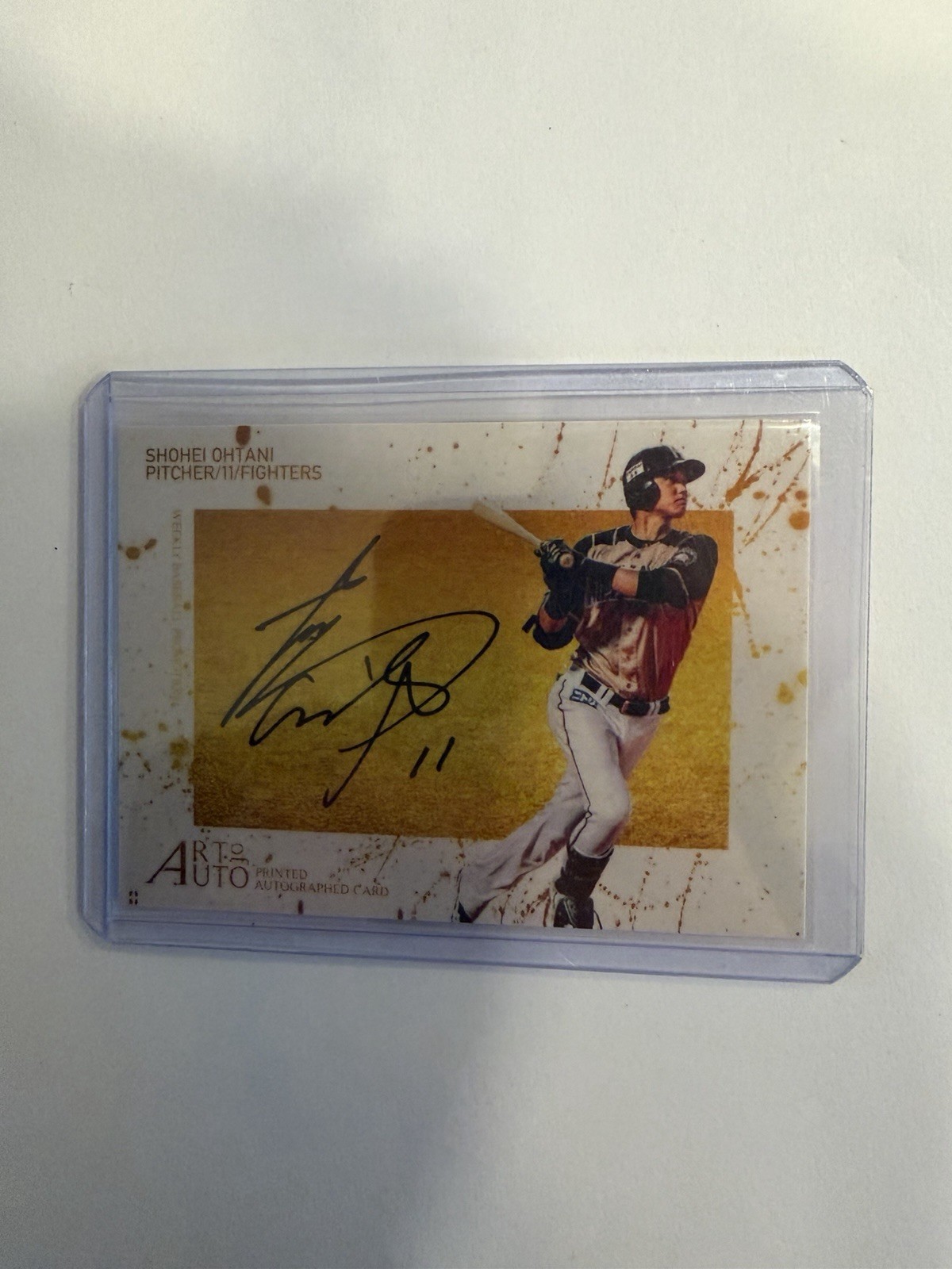 2014 Bbm - 1st Version Promotion Art of Auto Shohei Ohtani #WB1 (RC) 2014 Bbm - 1st Version Promotion Art of Auto Shohei Ohtani #WB1 (RC)