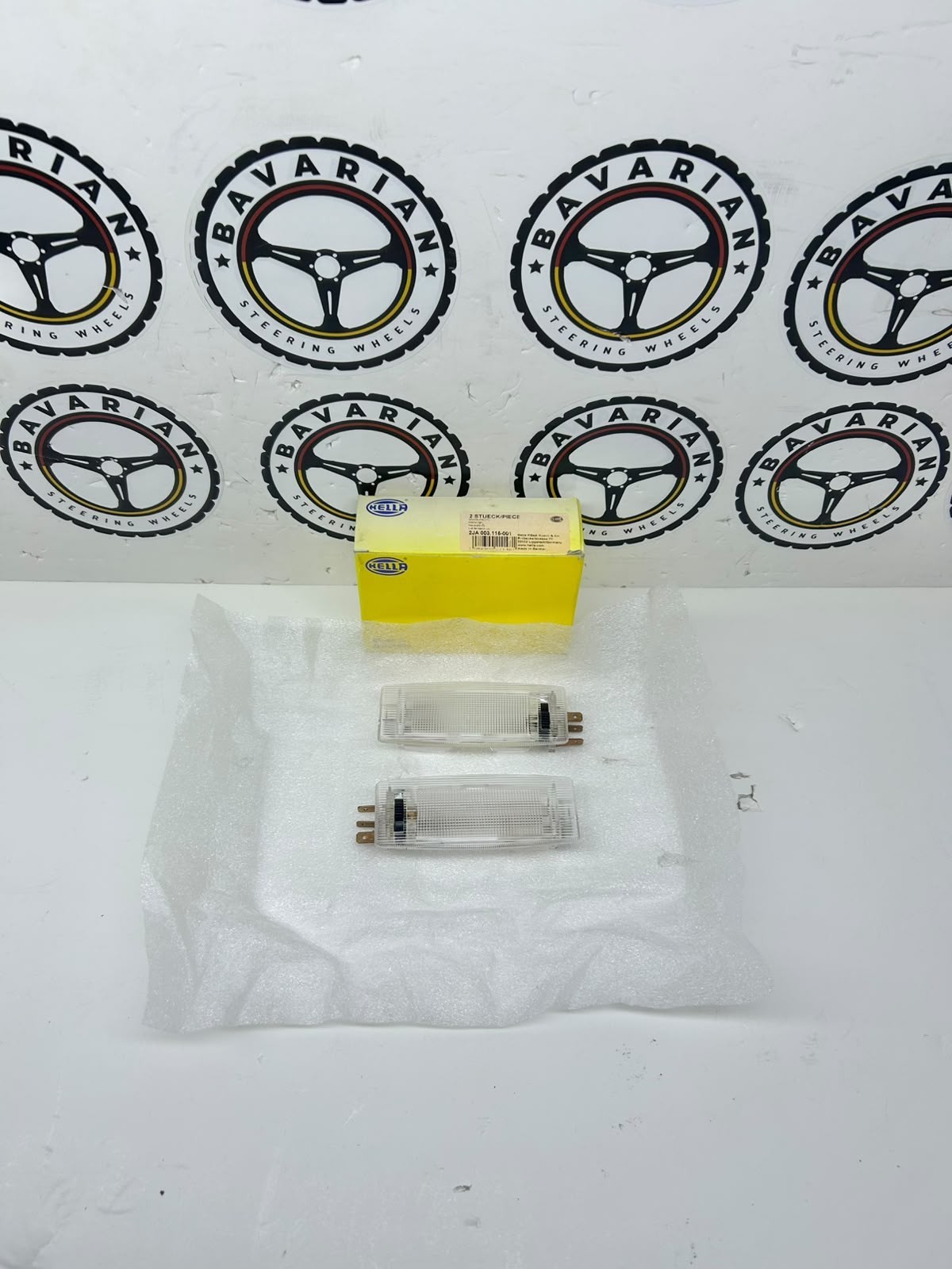 Mercedes Benz W123 Interior Roof Lamp HELLA OEM NOS NEW W107 W116 A0008206301