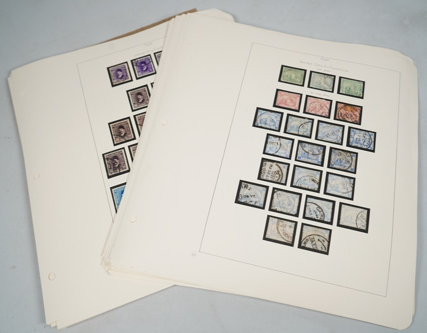 Egypt 1879�1940S Collection Of 1800+ Mostly Used Stamps Stored On Pages