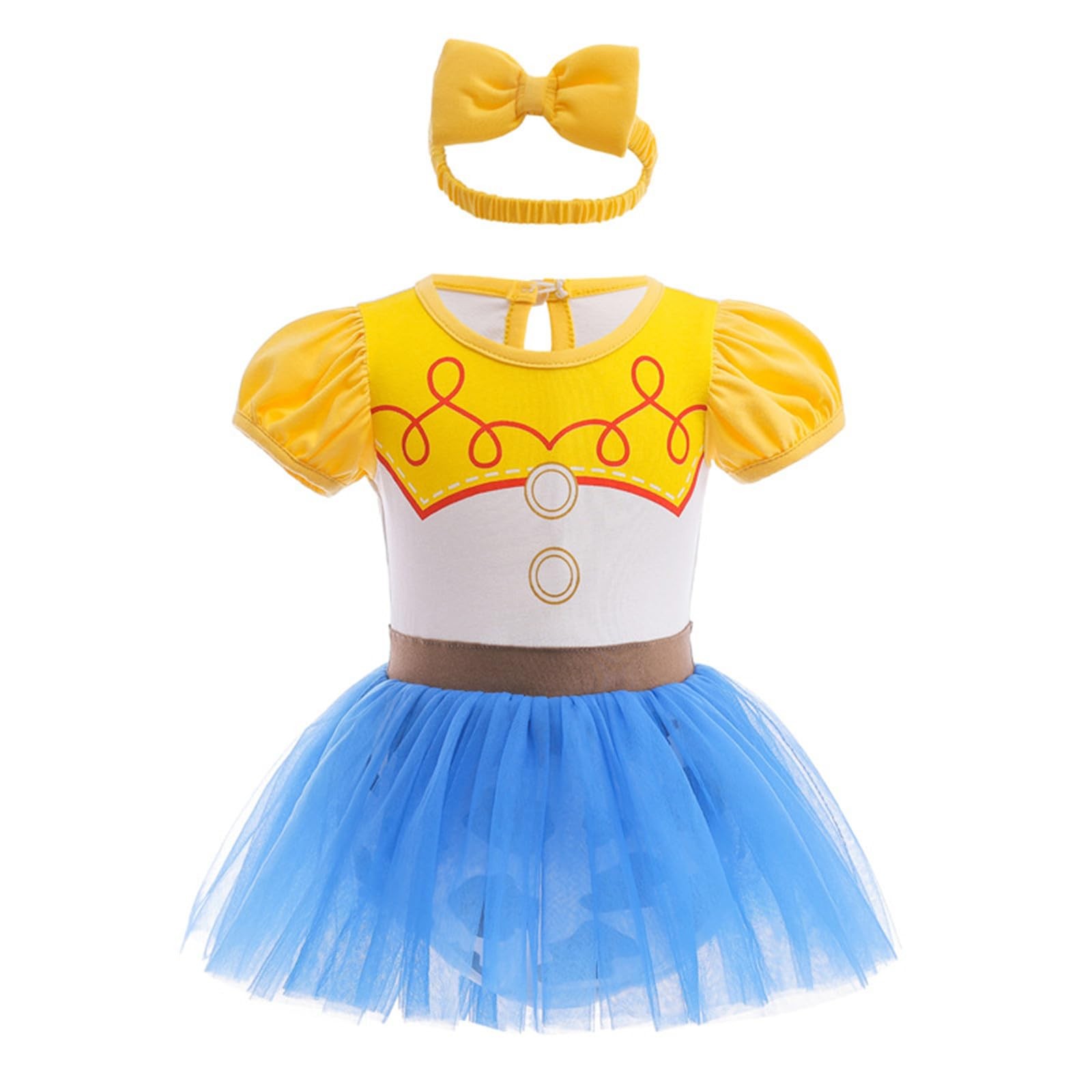 Szytypyl Princess Costumes Bodysuit Outfit for Baby Infant Romper Jumpsuit wi... Szytypyl Princess Costumes Bodysuit Outfit for Baby Infant Romper Jumpsuit wi...