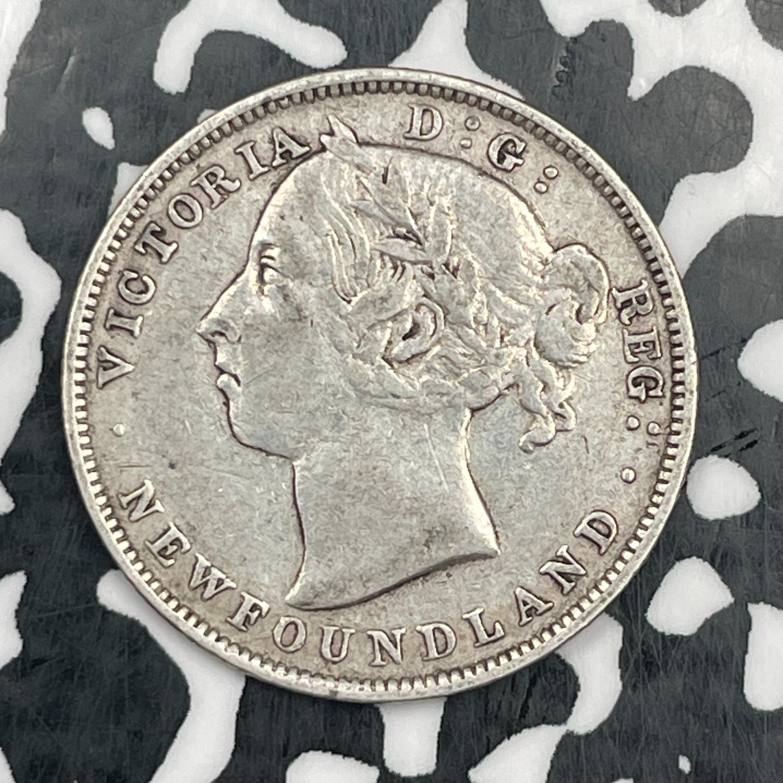 1900 Newfoundland 20 Cents Lot#N1372 Silver 1900 Newfoundland 20 Cents Lot#N1372 Silver