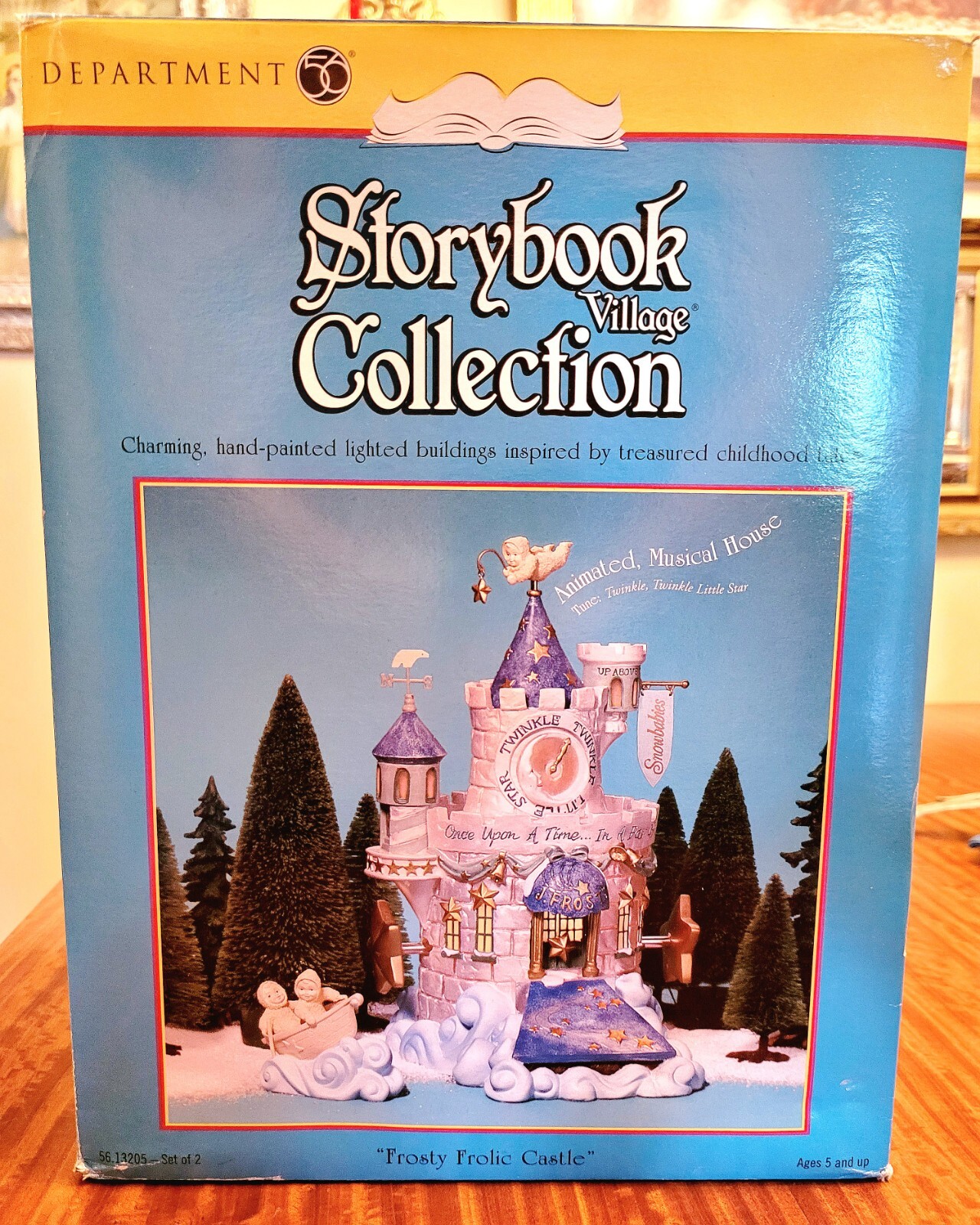Dept 56 Storybook Collection Frosty Frolic Castle Musical, Lighted NIB Snowbaby