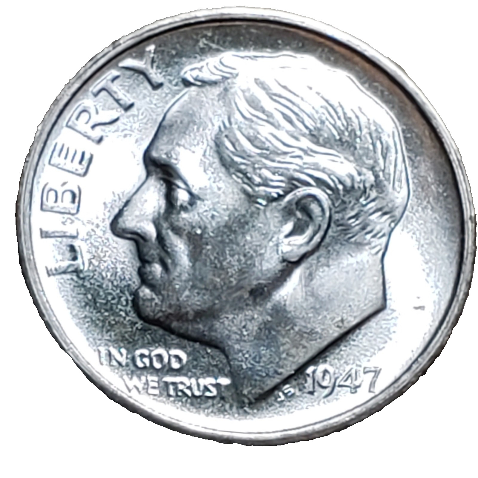 1947-S Roosevelt Dime Choice Uncirculated From An Original Roll 1947-S Roosevelt Dime Choice Uncirculated From An Original Roll