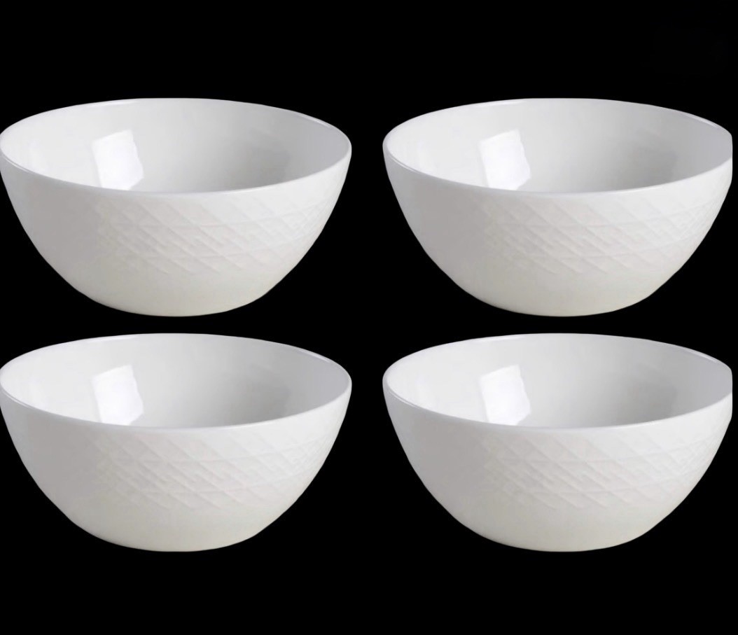 New Mikasa Jenna Set of 4 FOUR Cereal Soup Bowls 6