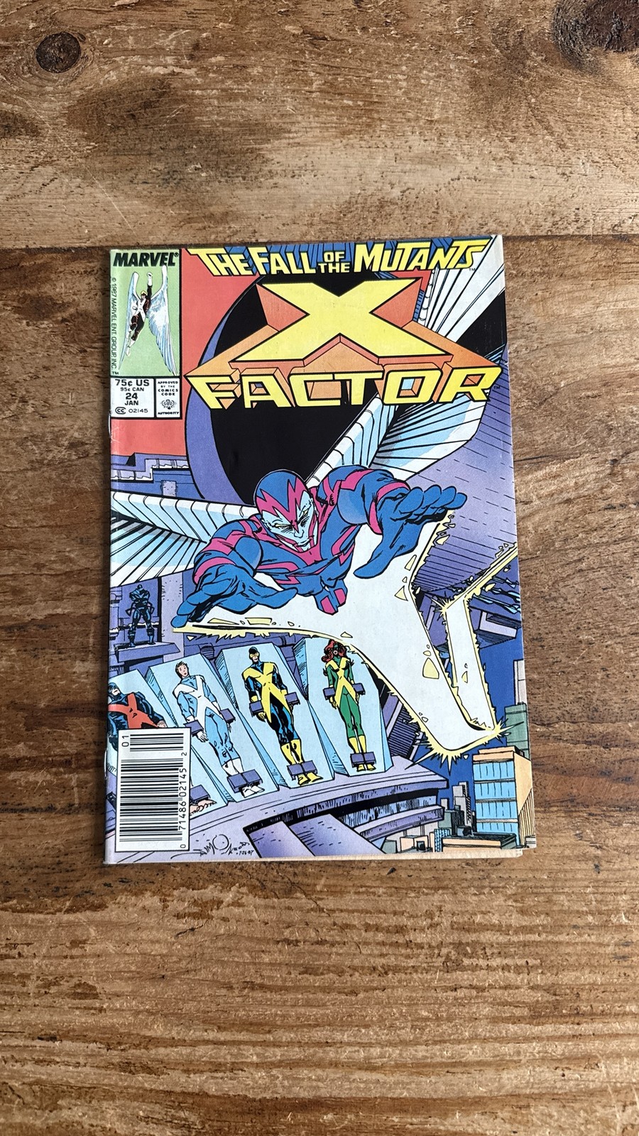 X-Factor #24 Marvel Comics 1988 1st Appearance of Archangel Newsstand T X-Factor #24 Marvel Comics 1988 1st Appearance of Archangel Newsstand T