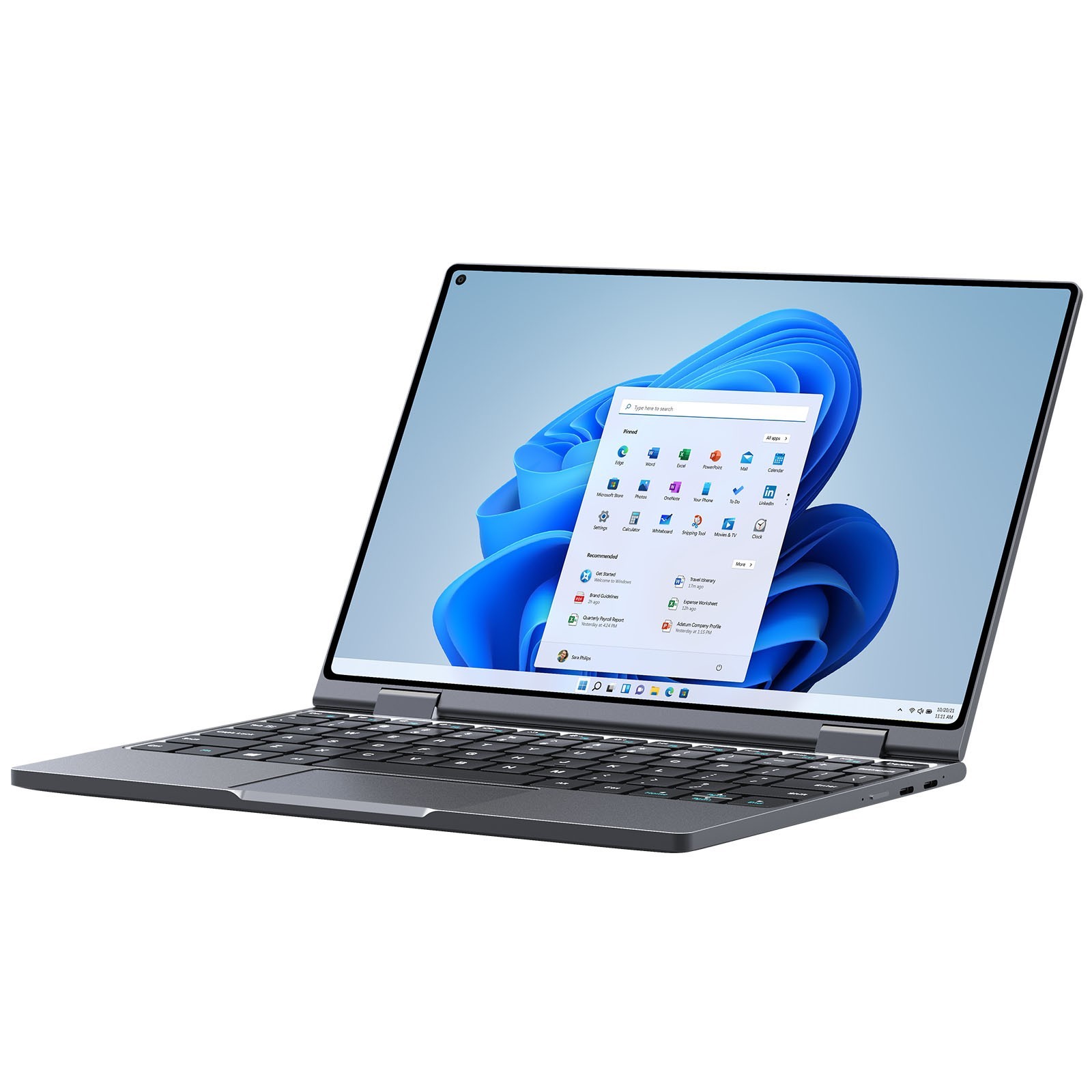 CHUWI 10.51\'\' MiniBook X Windows 11 Laptop LPDDR5 12GB 512GB SSD Intel N5100