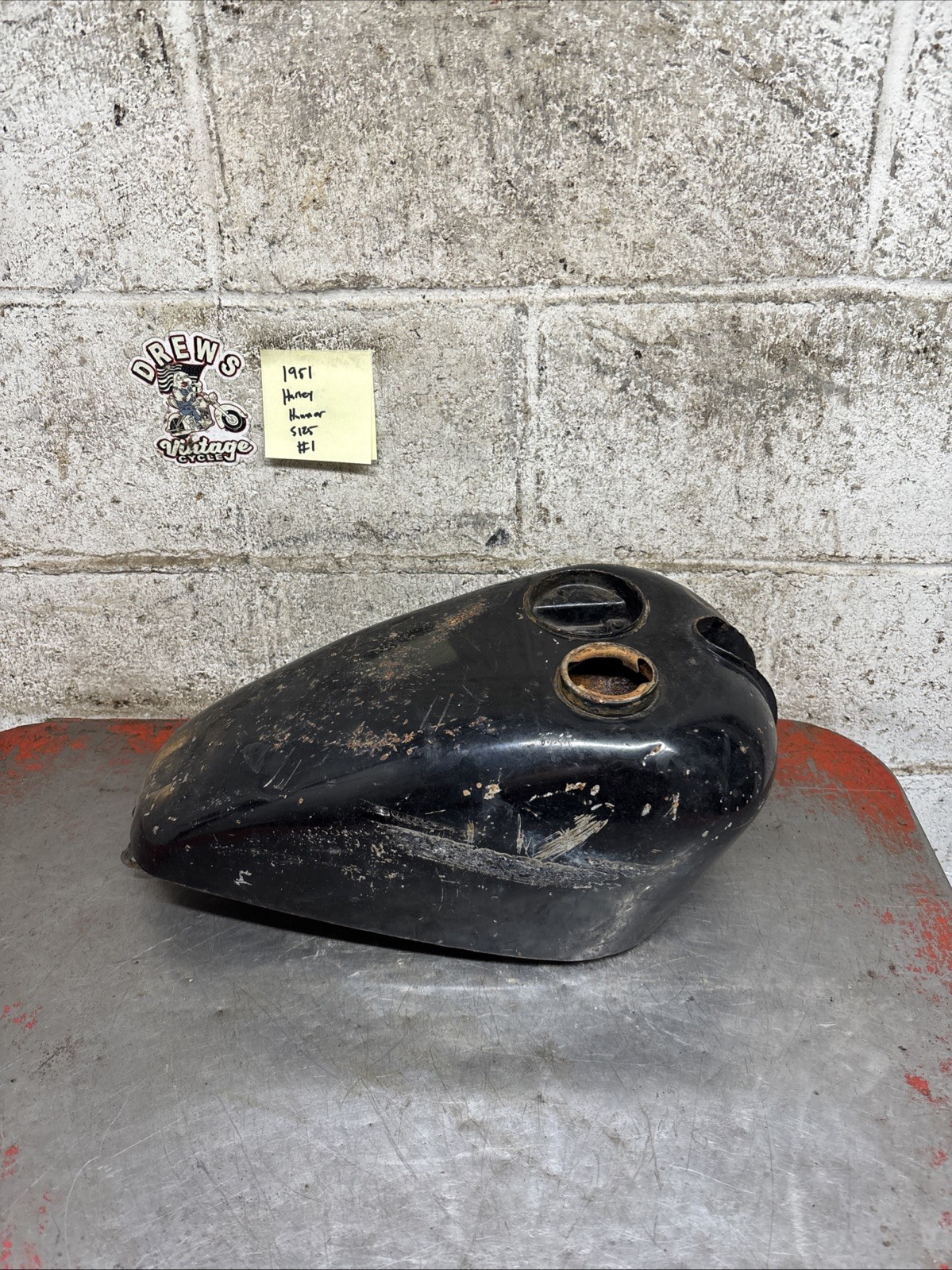 1951 Harley Davidson Hummer S125 S 125 Gas Fuel Tank Chopper Bobber OEM Vintage 
