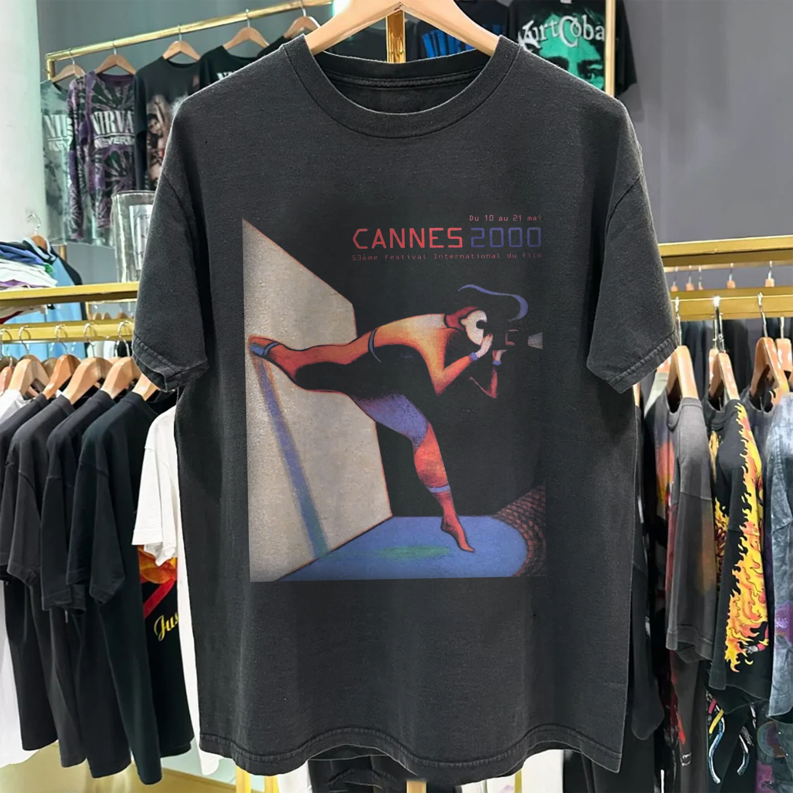 2000 Cannes Film Festival Vintage Graphic T-Shirt S-5XL