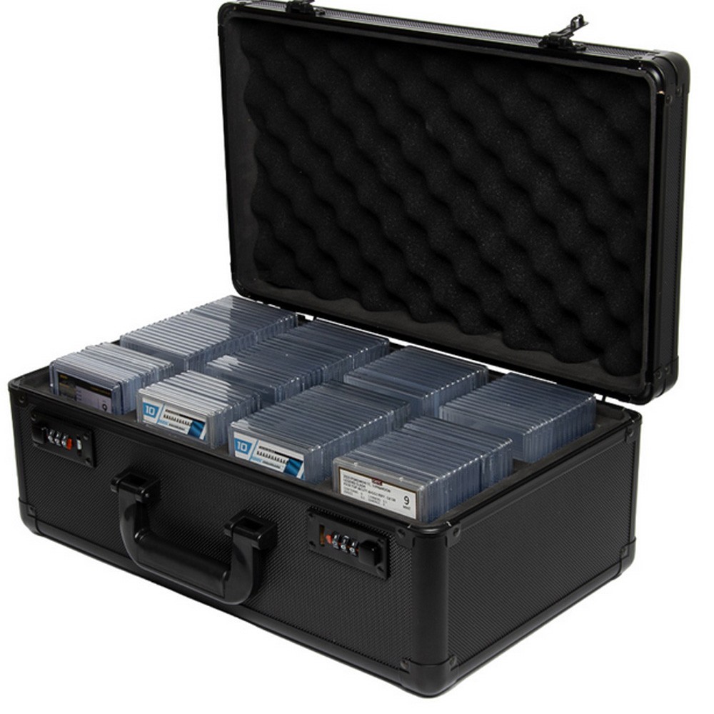 164 PSA Graded Card Storage Box 4 Slots Sports Card Holder Case Coded Lock 164 PSA Graded Card Storage Box 4 Slots Sports Card Holder Case Coded Lock