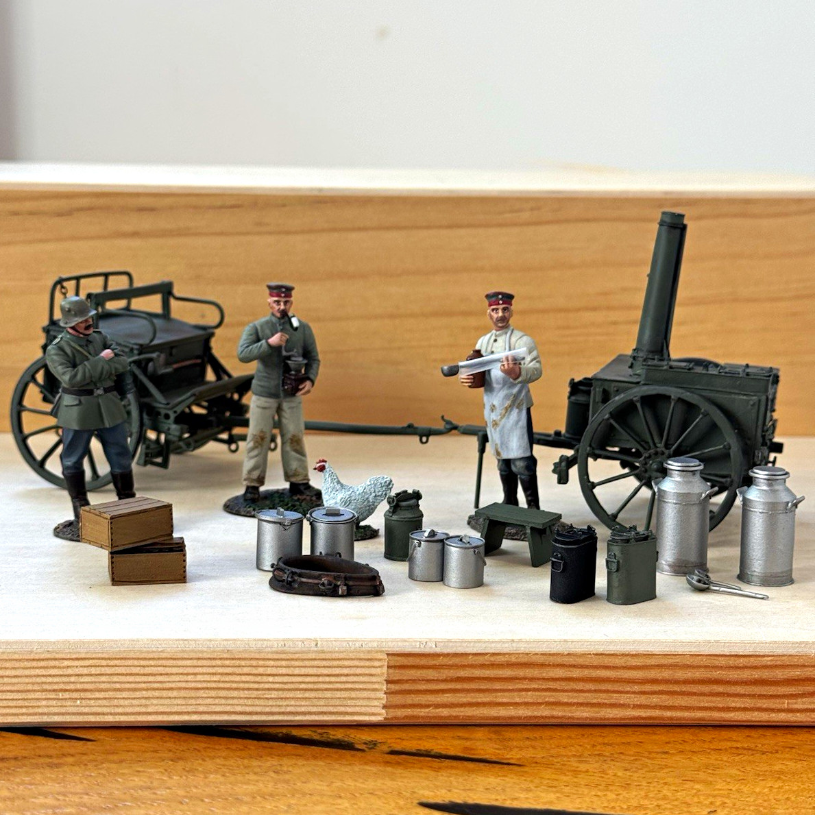 W. Britains 23101 WWI German 1908 HF11 Limber Field Kitchen Metal Figure (2015) W. Britains 23101 WWI German 1908 HF11 Limber Field Kitchen Metal Figure (2015)