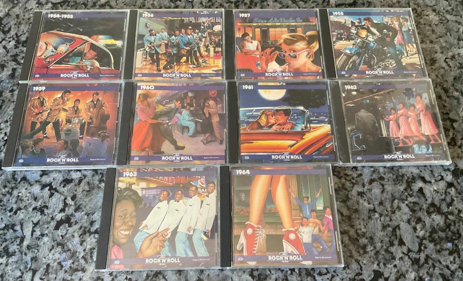 Time Life Music: The Rock ‘n’ Roll Era 1954 to 1964 10 CD Lot Time Life Music: The Rock ‘n’ Roll Era 1954 to 1964 10 CD Lot