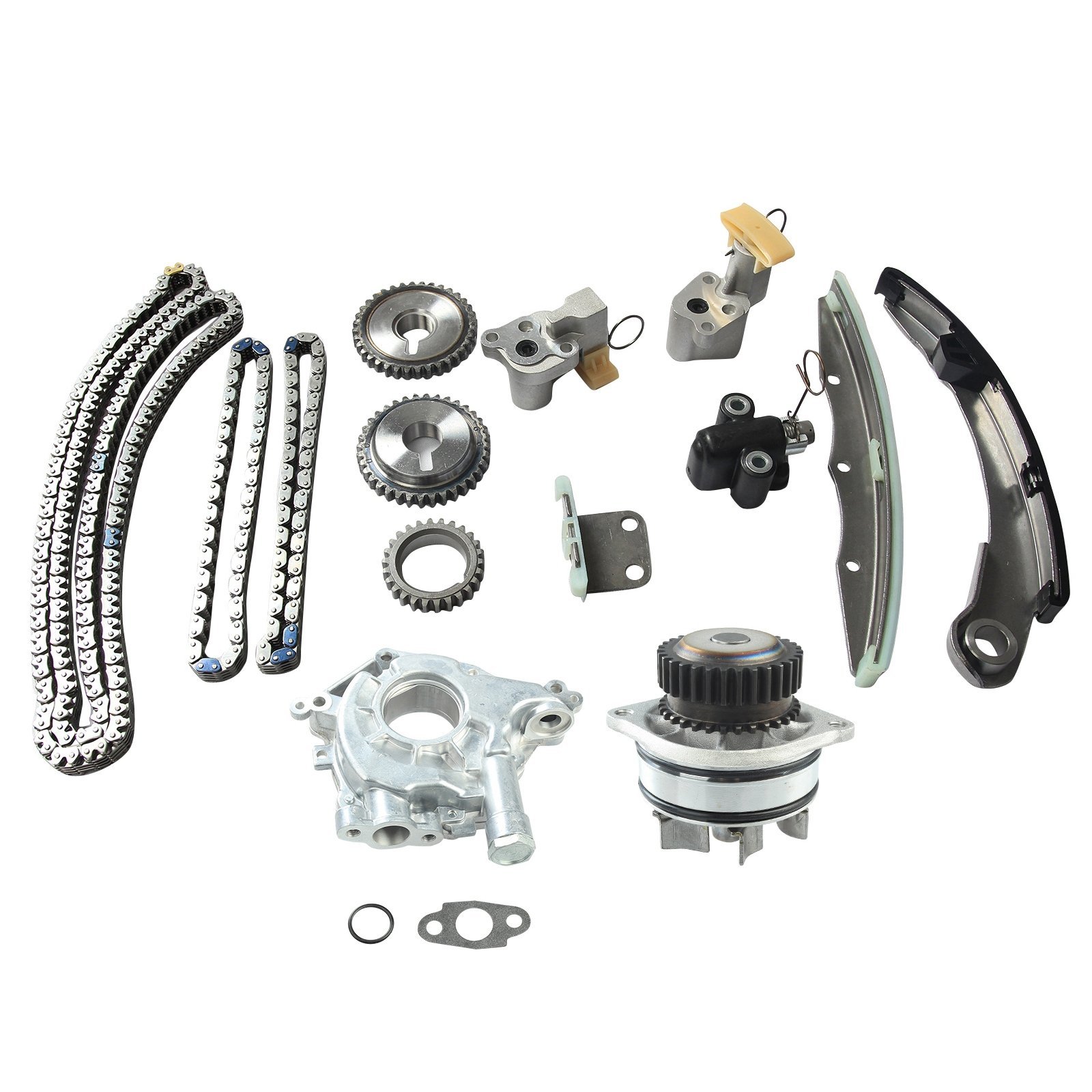 Timing Chain Kit Oil Water Pump for 2002-2007 Infiniti Nissan Murano 350Z 3.5L