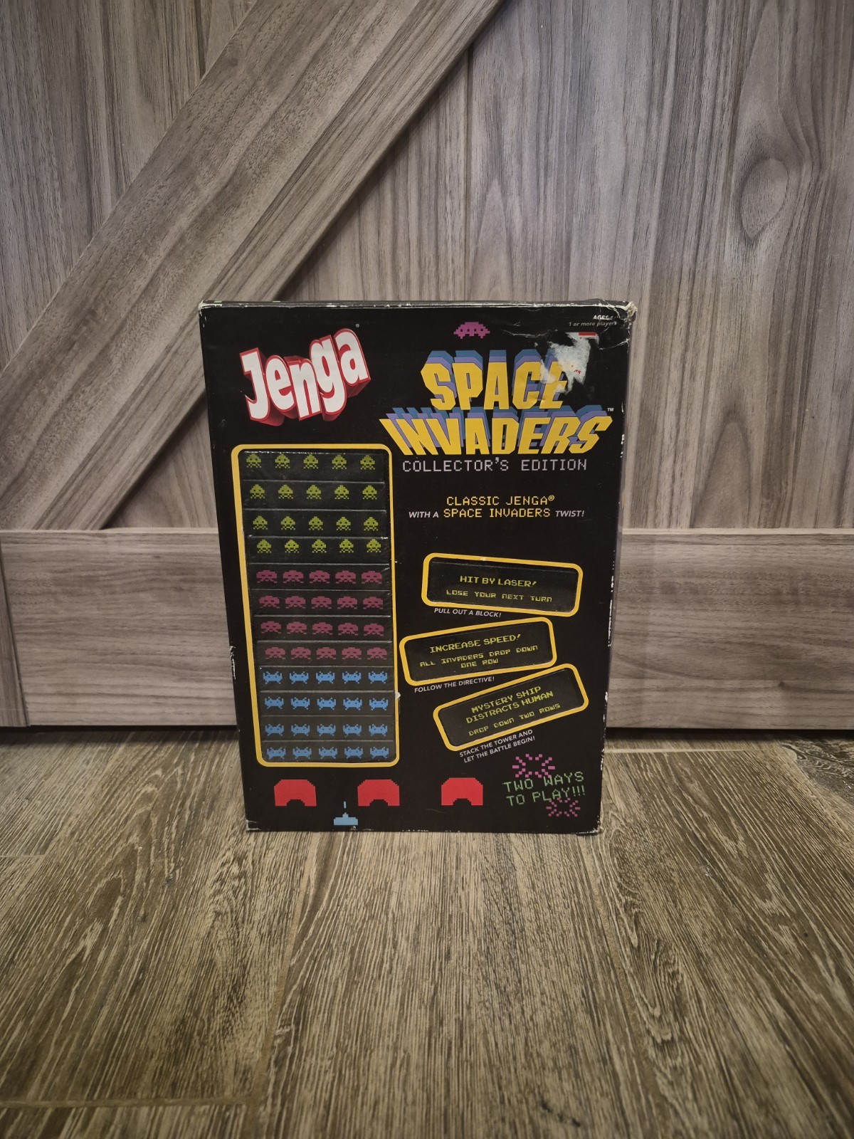 Space Invaders Jenga Collectors Edition Game Brand New 