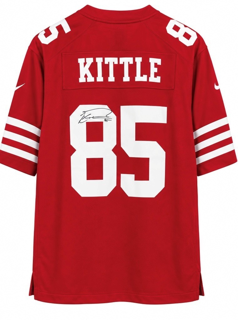 George Kittle Autographed NFLPA NIKE 49ers Size XL BNWT Red Jersey George Kittle Autographed NFLPA NIKE 49ers Size XL BNWT Red Jersey
