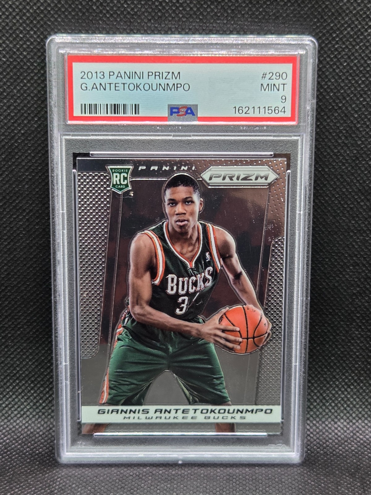 2013-14 Panini Prizm - Giannis Antetokounmpo #290 (RC) PSA 9 MINT ROOKIE