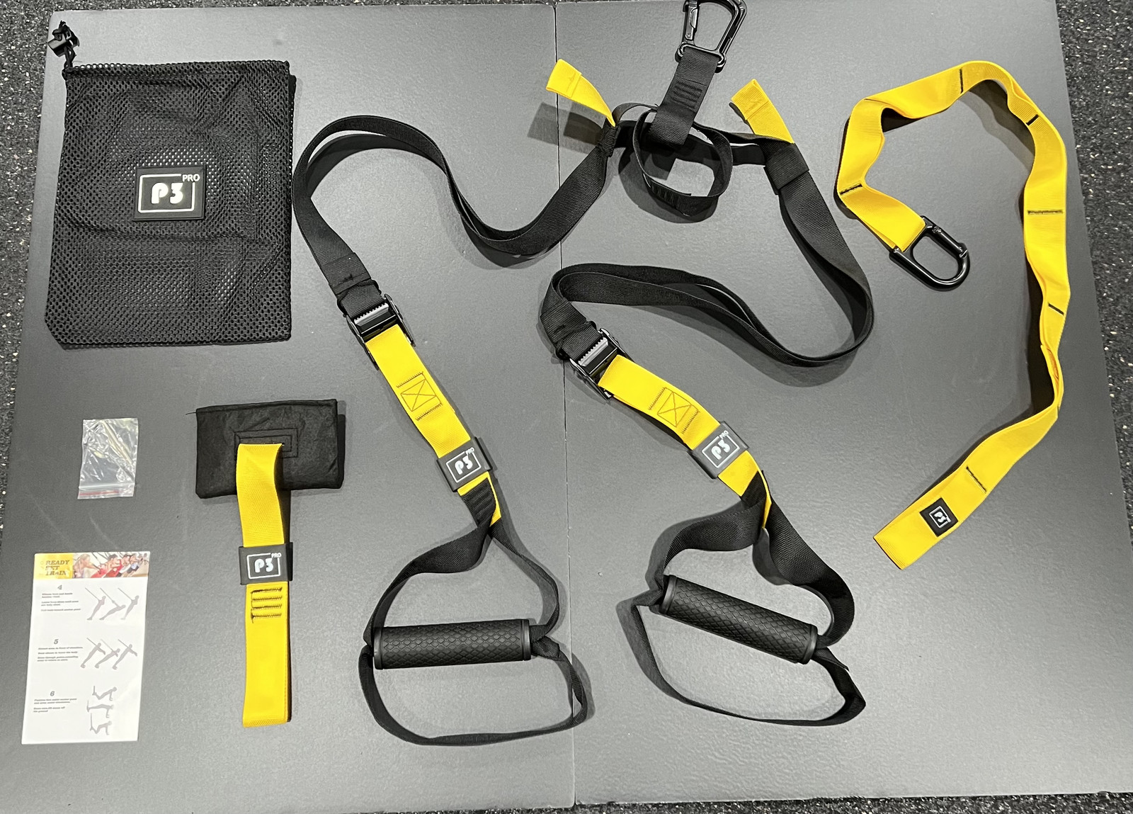 (P3) Pro suspension straps, bodyweight training straps, indoor/outdoor training (P3) Pro suspension straps, bodyweight training straps, indoor/outdoor training