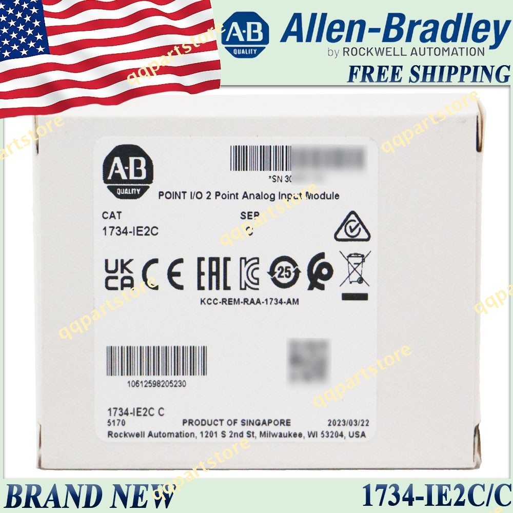 New in Box AB 1734-IE2C/C 2Point Analog Input Module 1734IE2C serC  US