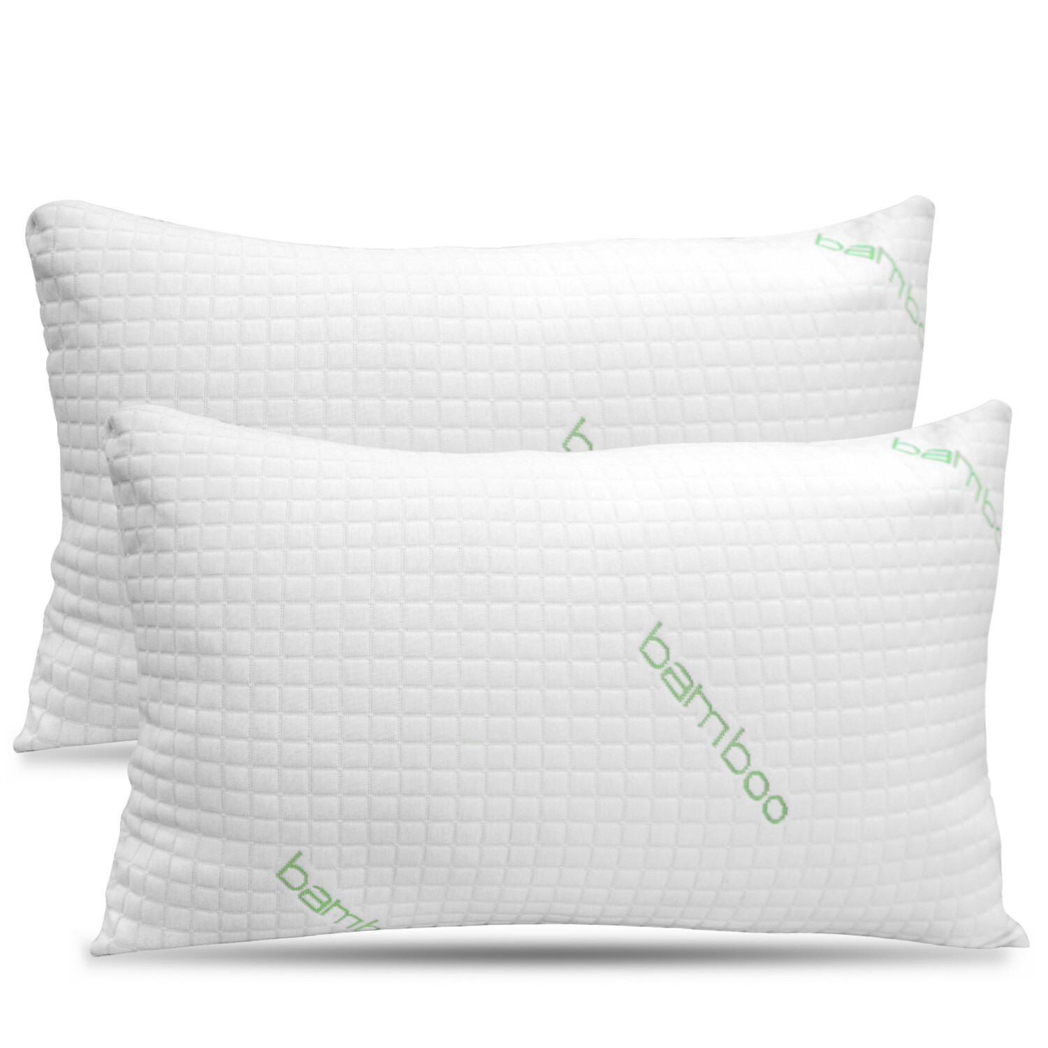 Elif Bamboo Pillows Adjustable Shredded Memory Foam Bed Pillows King or Queen Elif Bamboo Pillows Adjustable Shredded Memory Foam Bed Pillows King or Queen
