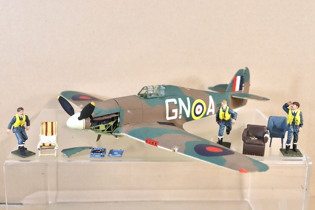 CORGI AVIATION ARCHIVE PRE PRODUCTION MODEL MK1 HAWKER HURRICANE GN-A P3870 nv