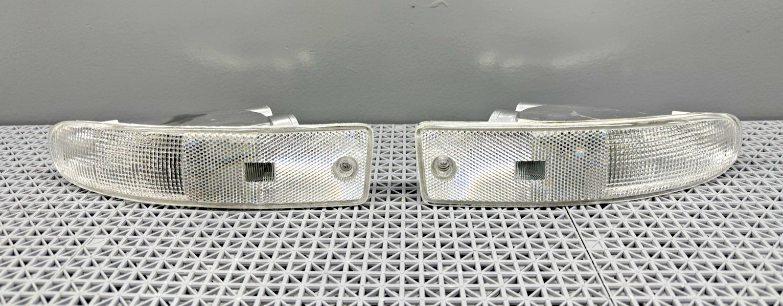 🔥 NOS Clear Bumper Turn Signal Lights For Mitsubishi Eclipse 2000-2002 DSM Pair
