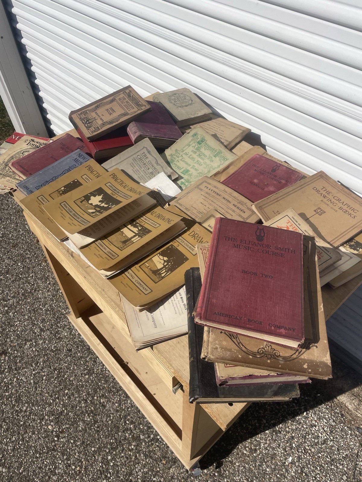 Large Antique Music & Drawing / Book Lot (Unsorted) Cool Stuff Estate Fresh