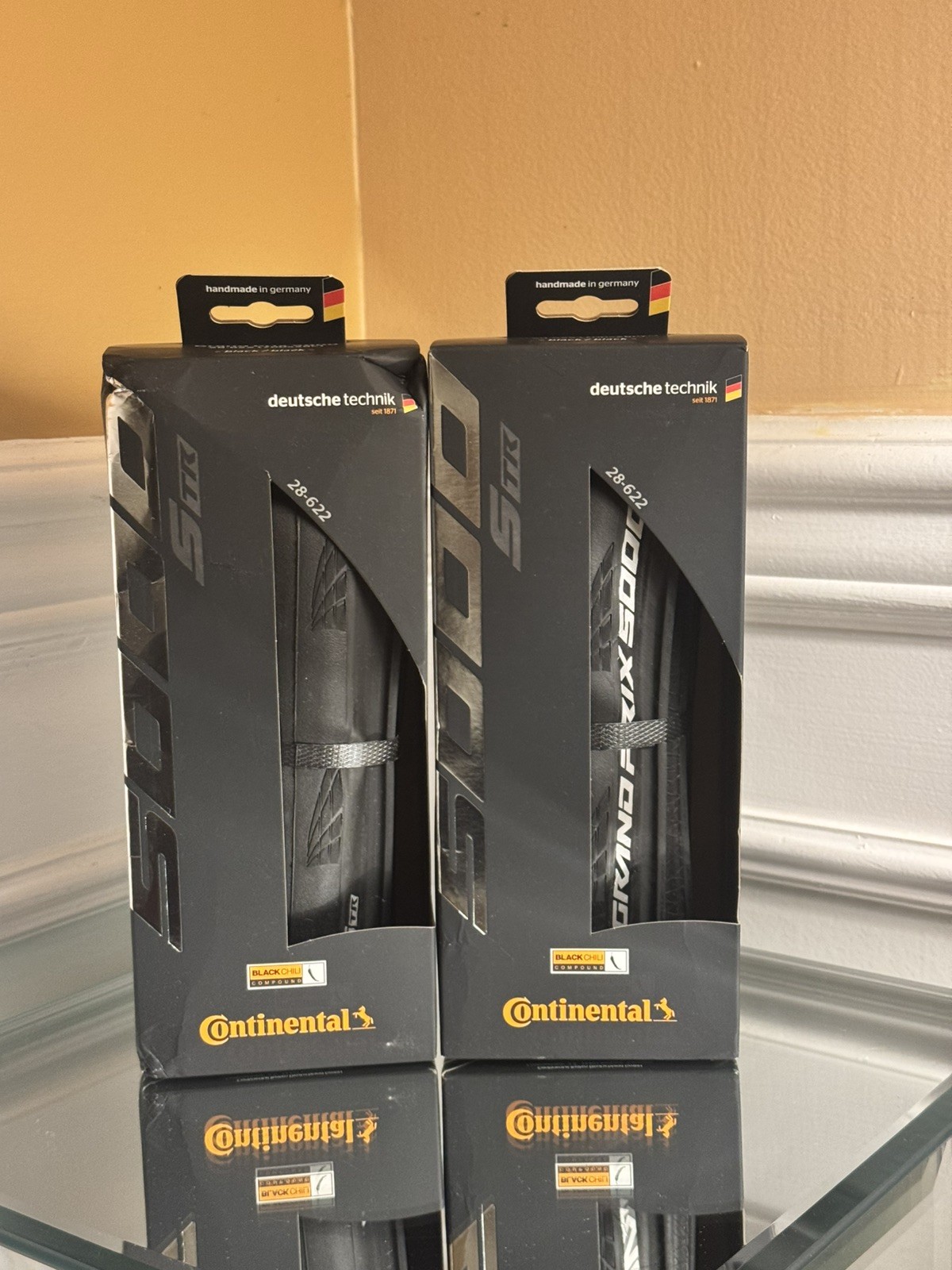 Continental Grand Prix 5000 S TR Tubeless 700x28 Pair Black/Transparent
