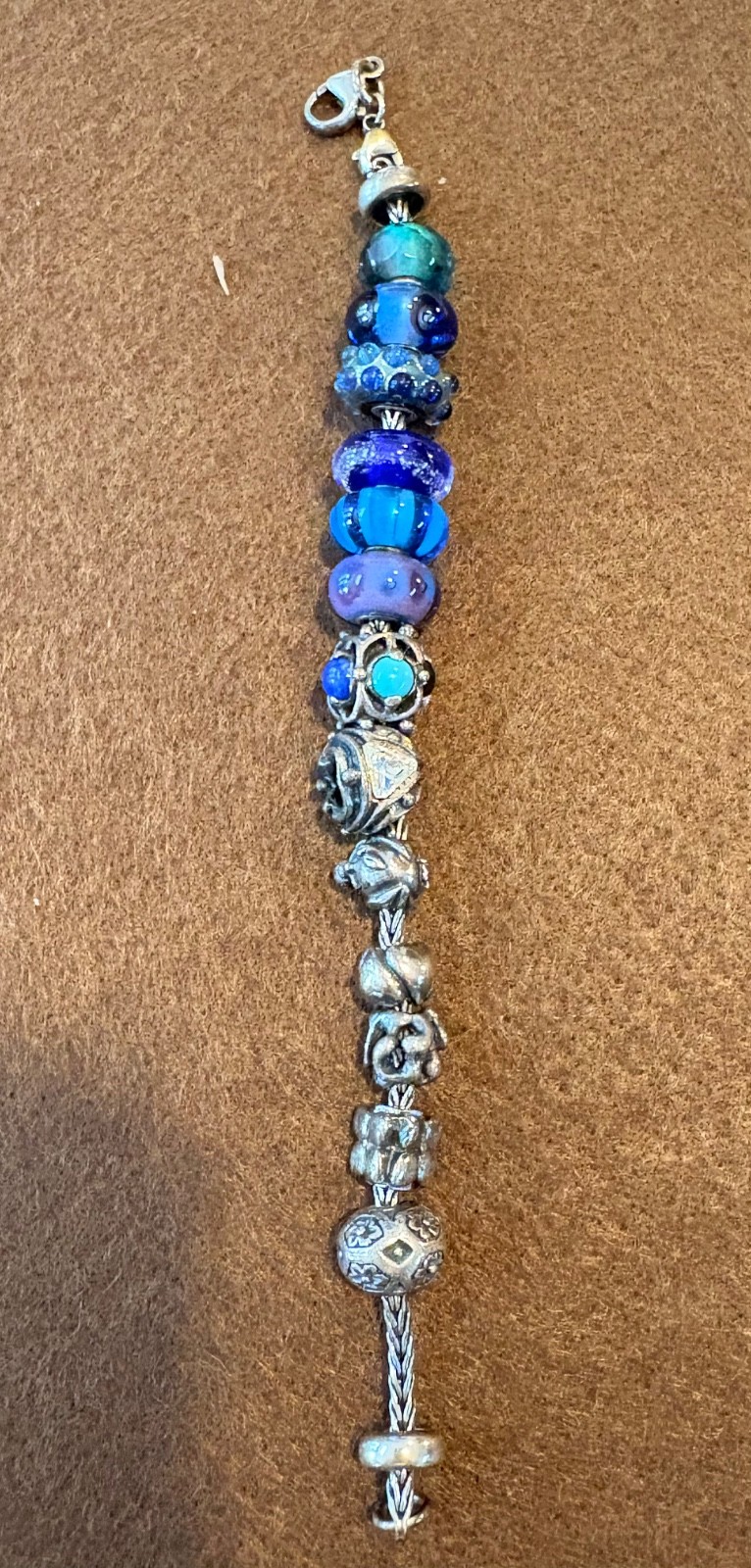 Trollbeads bracelet with beads