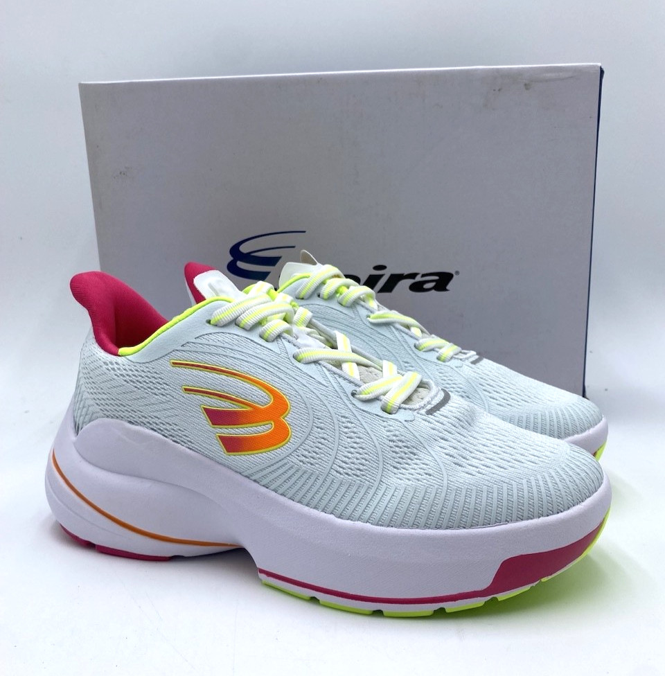 Spira WAVEMAX Women\'s NEW Running Shoe White/Fuschia/Citrus Multiple Sizes
