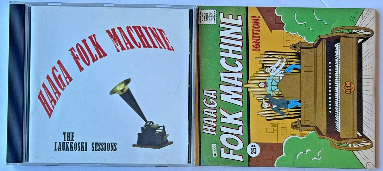 HAAGA FOLK MACHINE 2 CD LOT IGNITION THE LAUKKOSKI SESSIONS